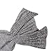 YUSHOP Adults Womens Crochet Knitted Mermaid Tail Blankets, Bedroom Sofa Sleeping Bags Blanket #08