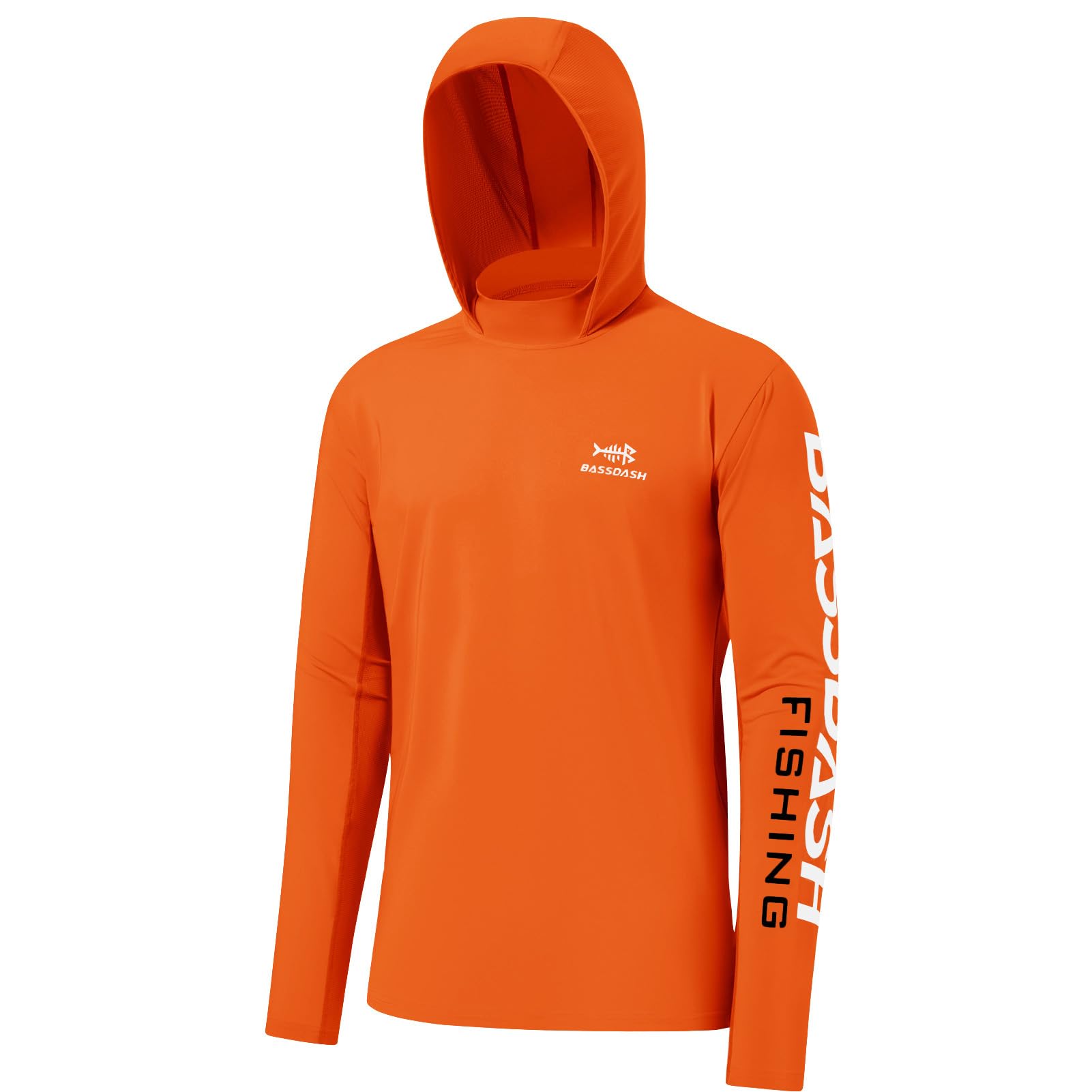 Photo 1 of BASSDASH UPF 50+ Men’s UV Sun Protection Long Sleeve Performance Fishing Hoodie Hooded Shirts