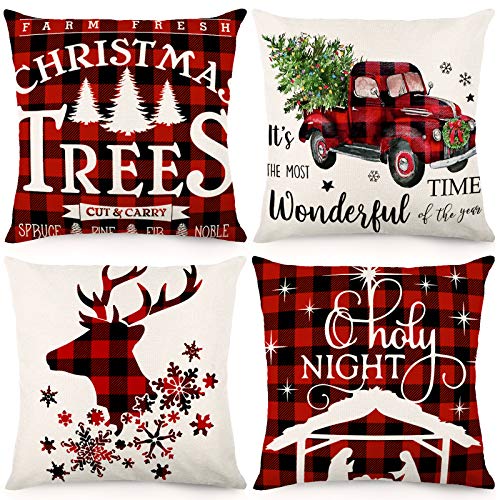 outdoor holiday throw pillows