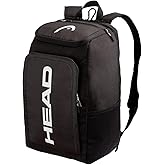 HEAD Pro 26L Pickleball Backpack Black/White