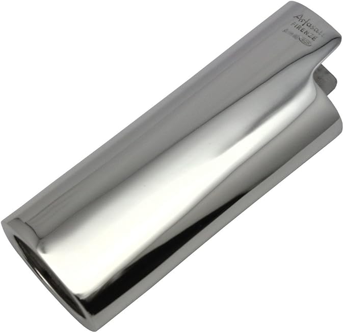 Arfasatti Sterling Silver Mini Bic Lighter Case Polished Hand Made in