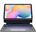Dexnor Keyboard Case for Samsung Galaxy Tab S6 Lite 10.4 Inch Case with Keyboard Magnetic Floating Cantilever Stand Multi-Touch Trackpad Wireless Backlit S Pen Holder for Tab S6 Lite 2024/2022/2020