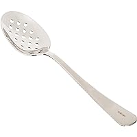 Mercer Culinary 7-8 Inch, Silver Plating Spoon, Perforated Bowl, 7 7-8-Inch, 7 7-8"