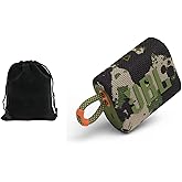 JBL Go 3 - for Portable Use - Speaker with Bluetooth - Built in Battery Waterproof and Dustproof - includes Storage Pouch (Camoflauge), JBLGO3-Pouch