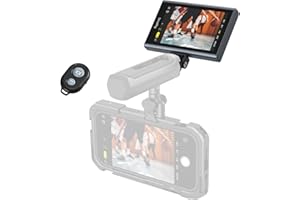SmallRig Phone Monitor Screen with Wireless Control, 1080P Wireless Recording (Support 4K 30fps), Video Monitor with Cold Shoe Mount, Real-Time Screen Sharing, for iPhone for MagSafe - 4850