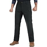VisionTac Men’s Ripstop Tactical Pants Stretch Water Resistant Cargo Work Military EDC Hiking Pants