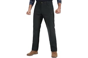 VisionTac Men’s Ripstop Tactical Pants Stretch Water Resistant Cargo Work Military EDC Hiking Pants