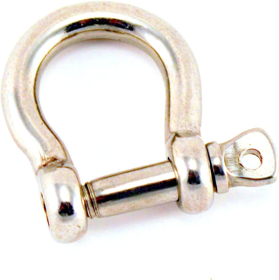 10 pack of Steel BOW Shackles, 5/32" (4mm) thick, 1/2
