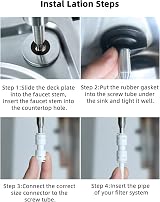 Bifordo Drinking Water Tap SUS304 Lead-Free Brushed Nickel Kitchen Faucet view 6