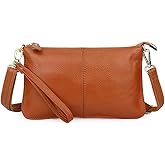 RICHFEG Genuine Leather Small Crossbody bags for Women mini Shoulder Bags Handbags Purses Wallet