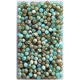 INSPIRELLE 6mm Acrylic Beads 600pcs Marble Patterns Round Loose Beads for Jewelry Bracelets Necklace Making