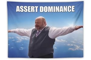 BionZax Bertram Superior Assert Dominance Wall Tapestry for Bedroom, College Dorm Or Living Room 30"x40", Meme Funny Tapestries Hanging for Home Decor Gifts