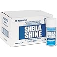 Sheila Shine Stainless Steel Polish & Cleaner | 12 x 10 oz Aerosol Spray Can| Protects Appliances from Fingerprints and Grease Marks | Residue & Streak Free |10 Oz Aerosol Can | Pack of 12