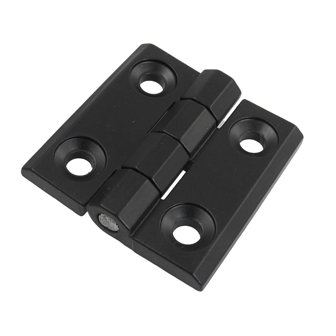 Sourcingmap Reinforced Aluminum Door Bearing Hinge, 50mm x 50mm, Black