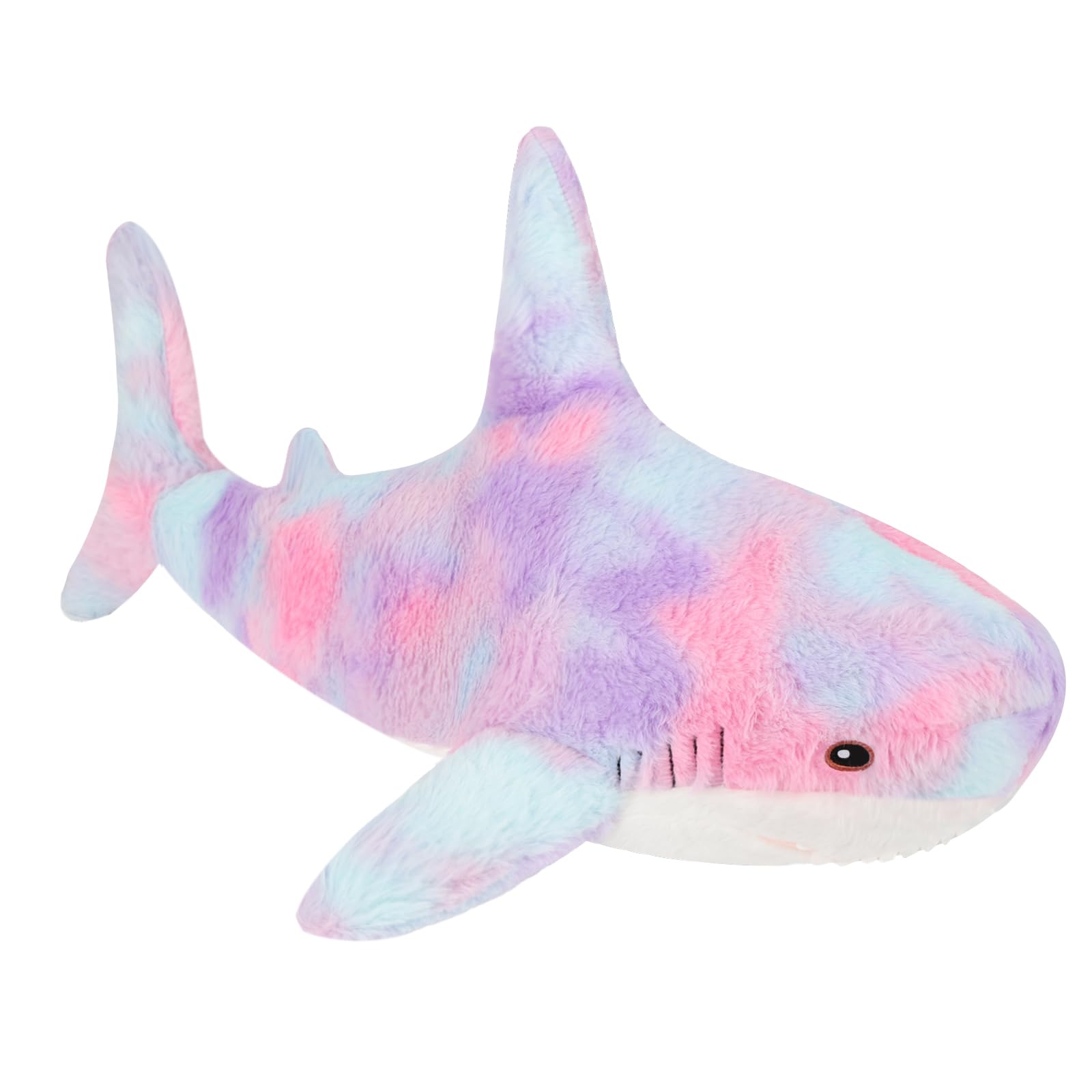 Photo 1 of MUPI Shark Stuffed Animal Plush 11" Cute Shark Toy Plush Pillows Soft Cotton Sharks Plushies Ocean Sea Animal Doll Gifts for Boys Girls Kids Adults (Rainbow)