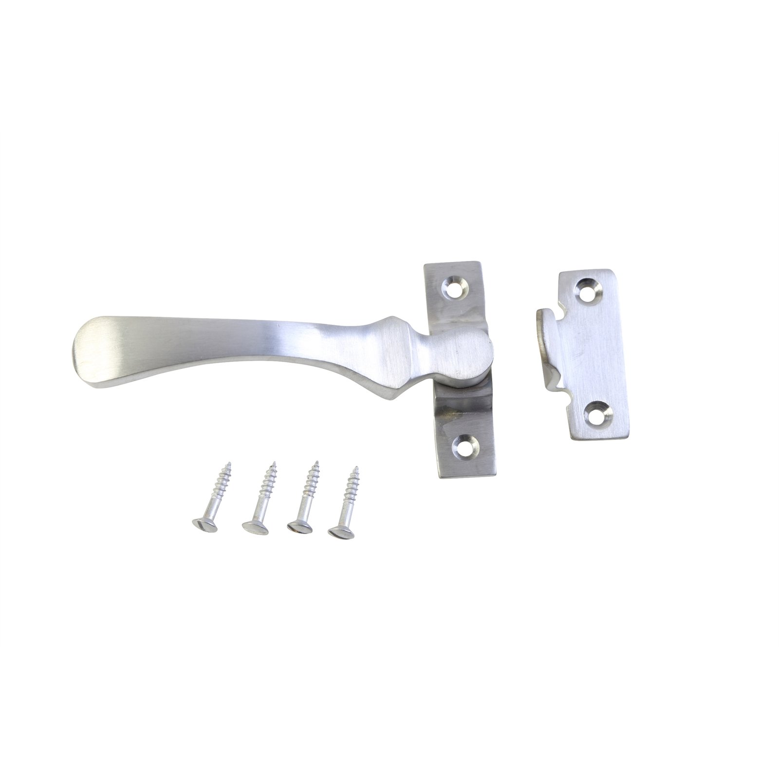 Window Fastener Victorian Style Wedge Satin Chrome