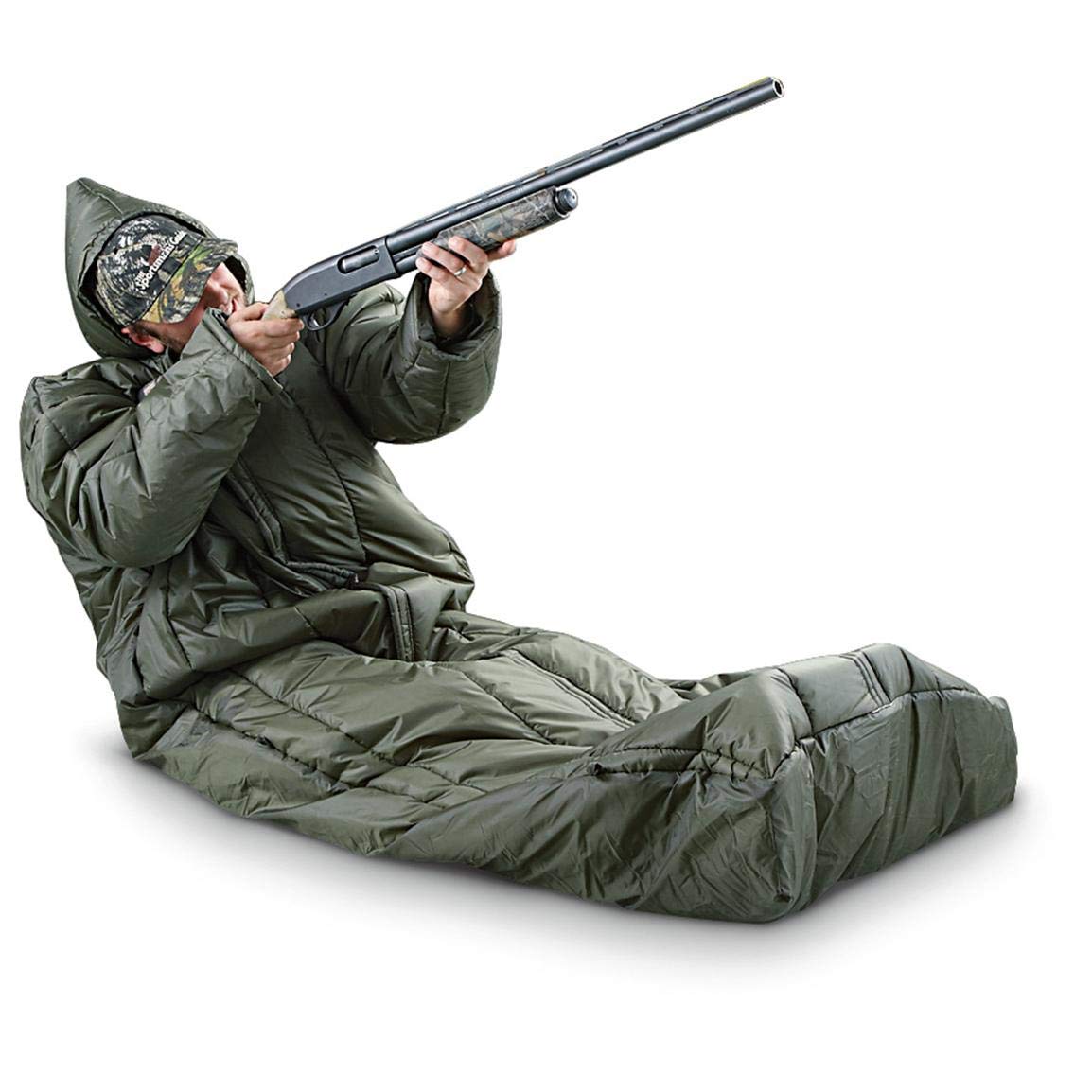 HQ ISSUE Tactical Sleeping Bag with Arms Olive Drab Amazon.co.uk