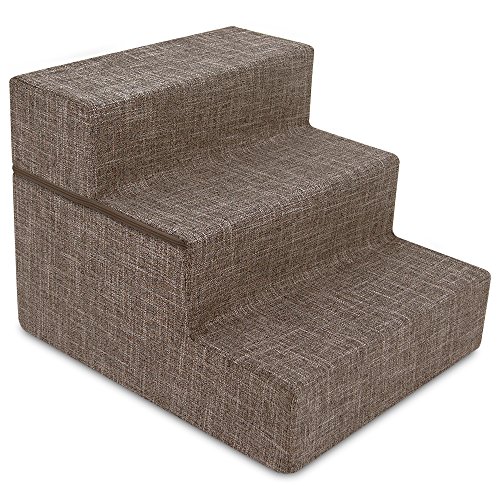 Best Pet Supplies Foldable Foam Pet Steps for Small Dogs and Cats