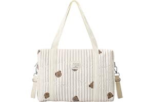 Messenger Diaper Bags, 14.1x4.7x11.8 Inch Large Capacity Baby Bag, Portable Lightweight Diaper Tote with Handle and Strap for