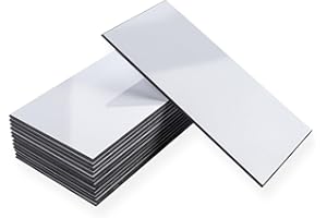 V-MOZZA 100-Piece Peel and Stick Backsplash, 3" x 6" Peel and Stick Wall Tiles PVC Subway Tile Stick on Backsplash for Kitche