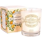Panier des Sens Orange Blossom Candle - Hand-Poured in Provence, France - Long Lasting Scented Candles - up to 55 Hours Burn Time - Orange Scented Candle - 100% Natural Cotton Wick - 6.3 oz