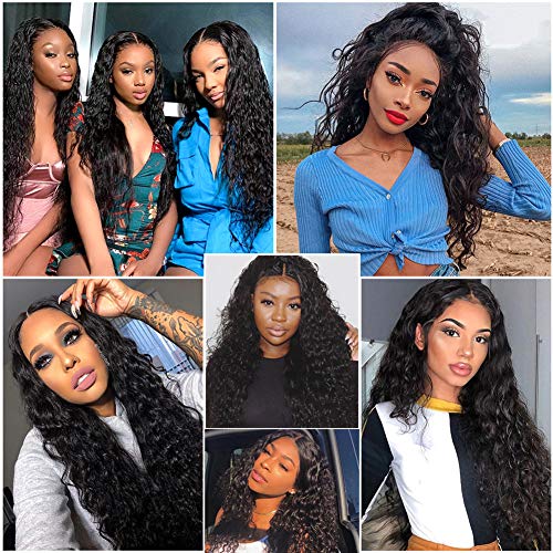 Water-Wave-Human-Hair-Lace-Front-Wig-4x4-Lace-Closure-Wig-with-Baby-Hair-for-Black-Women-150-Density-Pre-Plucked-Natural-Color-24-inch