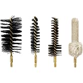 Bore Baby .308 Chamber &amp; Bolt Carrier Brush Set | 8-32 Brass thread 1 nylon+1 mop chamber brush,+1 bolt carrier brush,+1 upper receiver brush. Complete AR maintenance kit.