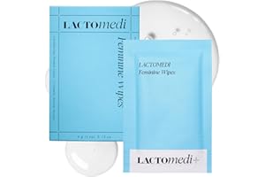 LACTOMEDI Feminine Wipes | Unscented | Individually Wrapped | pH-Balanced Feminine Wipes | Flushable Wipes for Sensitive Skin | 1Box x 15pcs