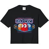 【PAC-MAN】 PAC-MAN Neon Arcade 008 Comfort Colors Crop Top