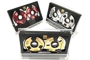 Reel to Reel Blank Audio Cassette Tape for Music Recording - Normal Bias Low Noise - 48 Minutes - [ 3 Pack Blind Box Includes