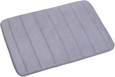 Angshi Badezimmerteppich, wasserabsorbierend, rutschfest, Memory