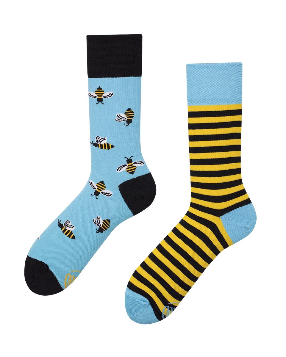 Many Mornings Mix & Match Unisex Socks - Bee Bee (EU 35-38 / UK 3-5)