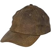 Outback Trading Unisex Slugger Western Water-Resistant UV-Protective Leather Baseball Cap