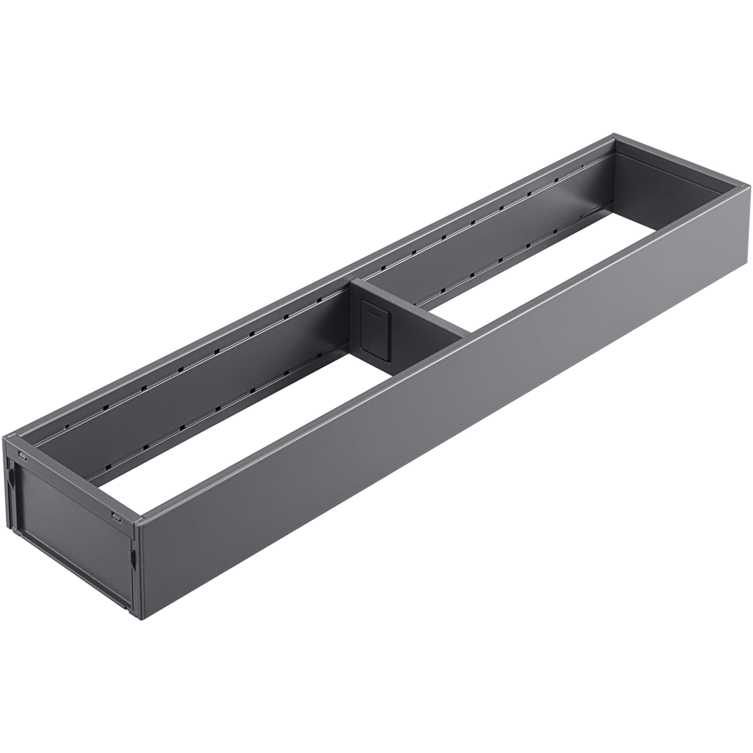 blum Ambia-Line Kitchen Drawer Inserts Frame, Width 100 mm, Length 472 mm, Height 50 mm, Orion Grey Matt, Kitchen Organiser