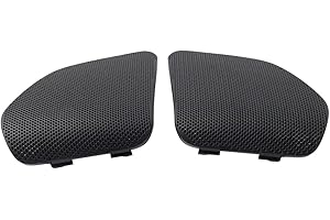SIKUAI 2 Pcs Black ABS Powersports Fairing Kits Inner Fairing Glove Box Door Covers Front Speaker Grill Covers XJ59-FR-5L1A F