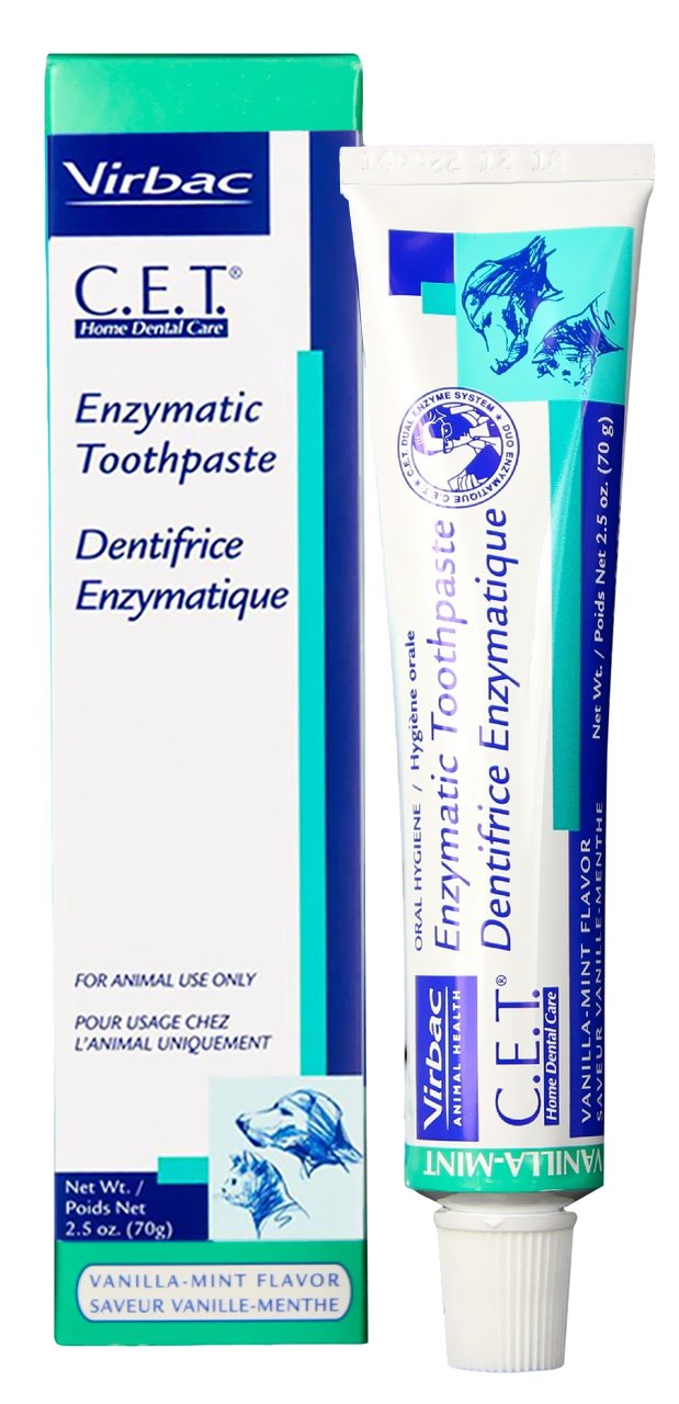 CET Enzymatic Toothpaste, 2.5 Ounce, VanillaMint Flavor, 1 pack