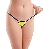 Sexy Locker Women's Micro Thong String Adjustable Sides Very Low Rise