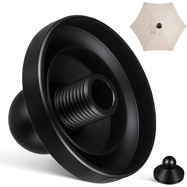 TOPPERFUN Outdoor Umbrella Cap Replacement Plastic Top Finial for Beach Patio Poolside Easy Installation Maintenance Umbrella Accessories : Clothing, Shoes & Jewelry