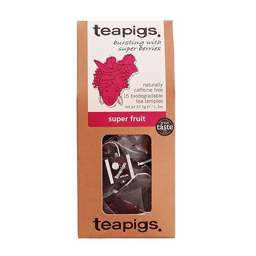 teapigs Super Fruit Tea 125 g (Pack of 1, Total 50 Tea Bags) Amazon.co