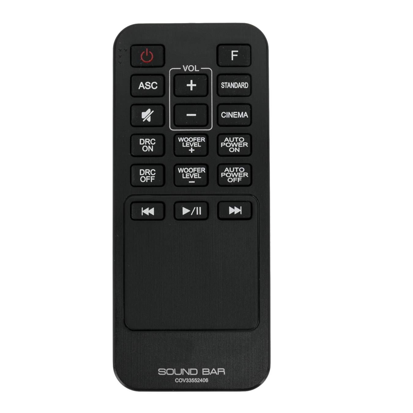 VINABTY COV33552406 Replacement Remote Control Fit for LG Soundbar Speaker System SPH2B-P SH2