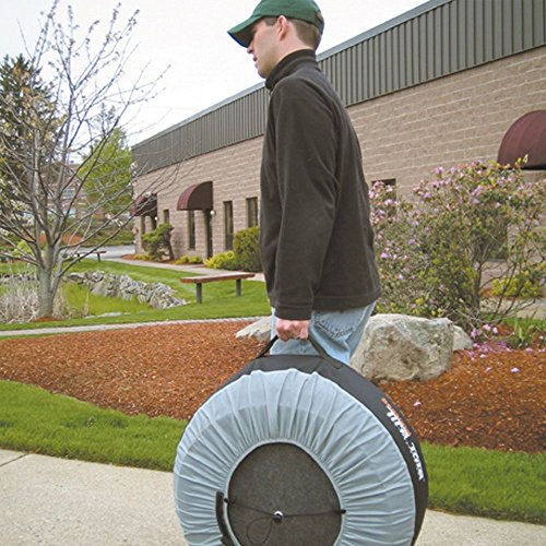 Kurgo Wheel Felts, Works with Tire Totes, Winter Tire Rim Cover, Universal Fit, Felt Pads, Fits