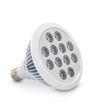 eSmart Germany Pflanzenlampe Leila | 12 W / 1.000 lm | Rot:Orange:Blau = 3:6:3 | Sockel: E27 | Kühlung: lautlos