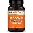 Dr. Mercola Liposomal Vitamin C 1,000 mg per Serving, 30 Servings (60 Capsules), Dietary Supplement, Supports Immune Health, Non GMO, NSF Certified