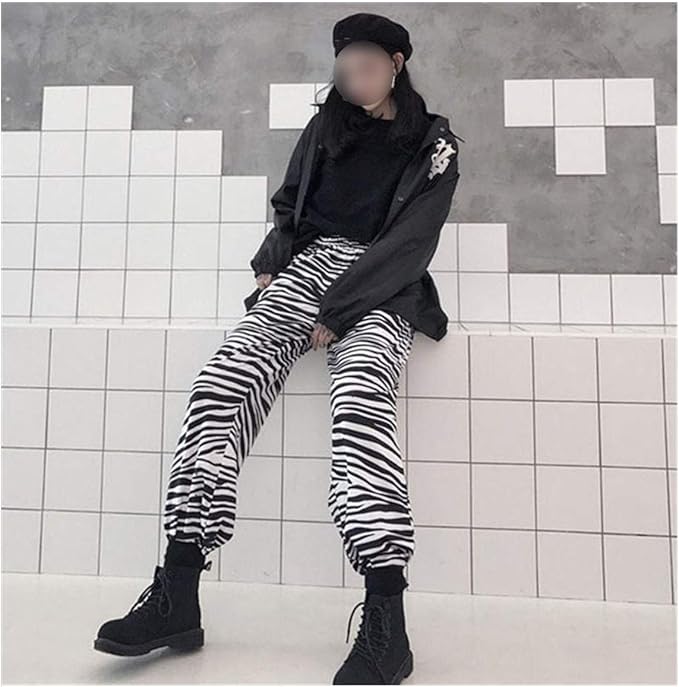 Harajuku Streetwear Pants Woman Man Wide Leg Trousers Retro