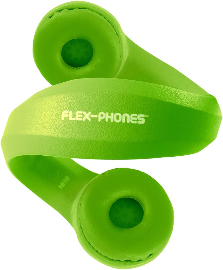 HamiltonBuhl Flex-Phones Kids On-Ear Headphone - Green, Pack of 1 - Image 5