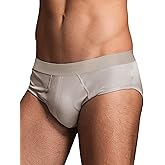 FEELITS Men's 100% Mulberry Silk Underwear, Pure Silk Bikini Style Mid-Rise Classic Briefs for Men