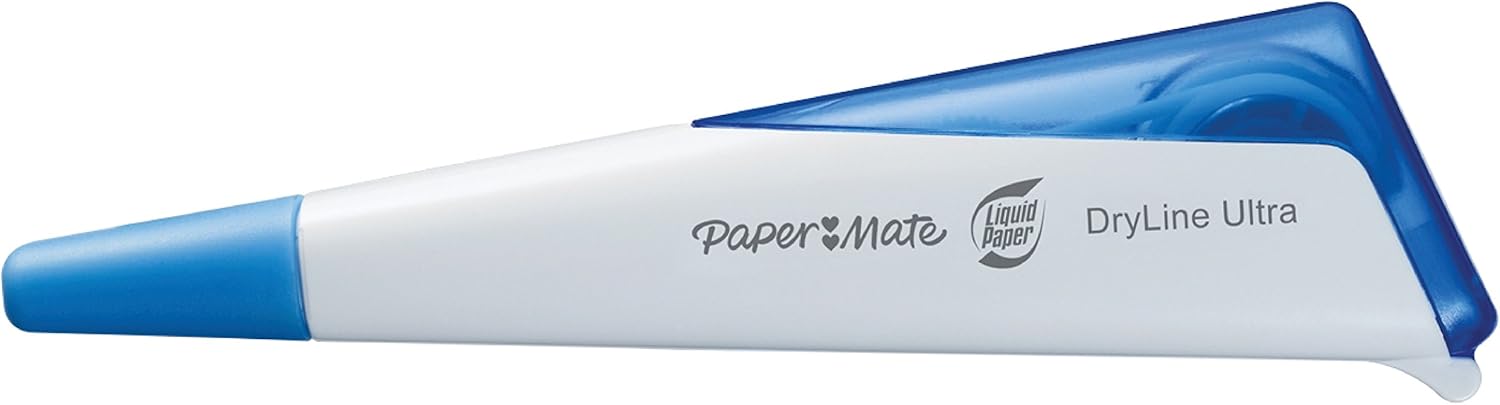 Paper Mate Liquid Paper DryLine Ultra Correction Tape, Assorted Colors, 3 Count : Office Products