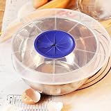 Deruaku Silicone Mixing Bowl Cover 30cm/11.8inch Splash Guard Lid view 3