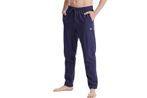 ZITY Mens Sweatpants with 3 Pockets Open Bottom Jogging Pants Casual Lounge Yoga Pantalon Homme M-3XL