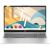 HP 15.6 inch Laptop Computer, 2027 Edition, Intel 4 Core N200, 4GB RAM 128GB SSD, Long Battery Life, Portable Laptop for Business, Win 11 Home S Mode with Microsoft 365